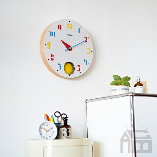 EL COMMUN エルコミューン JoschmI Pendulum WCL-027/028 バウハウス ヨーシュミ 掛時計 掛け時計 壁掛け時計 リビング 新生活 [2]