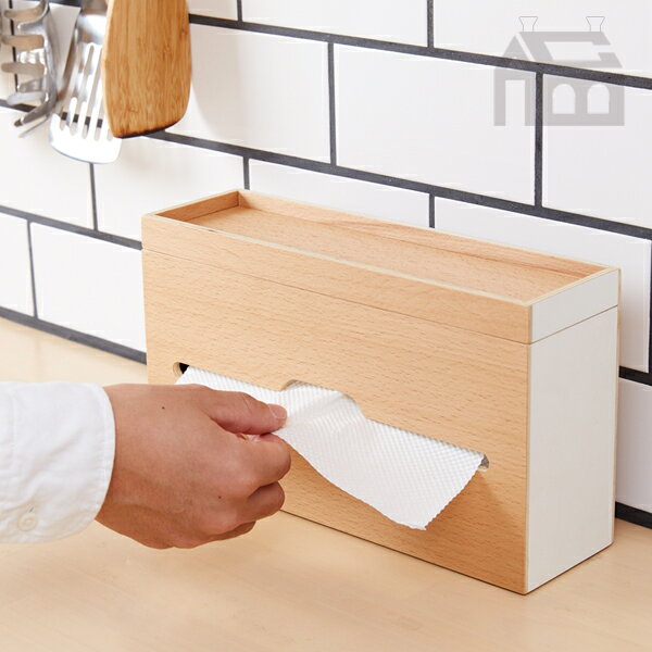 ideaco Roof Paper Box Slim イデアコ ルーフペーパーボックス スリム ローションティッシュ/キッチンペーパー/ペーパータオルケース/キッチン/リビング/化粧室/パウダールーム [2]