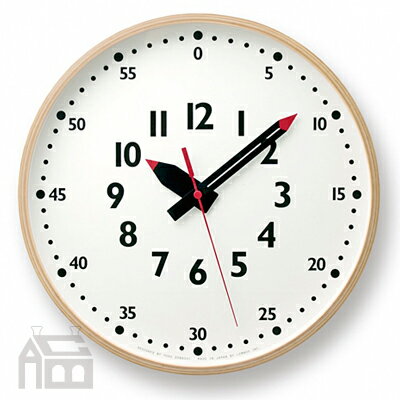 Lemnos fun pun clock L レムノス フンプンクロック YD14-08L 掛時計/掛け時計/かけ時計/壁掛け/北欧/おしゃれ/デザイン時計/インテリア時計