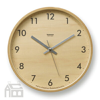 Lemnos Plywood clock LC04-05S 掛時計/壁掛け時計/かけ時計/北欧/ウォールクロック/壁時計/デザイン時計/インテリア時計 [2]