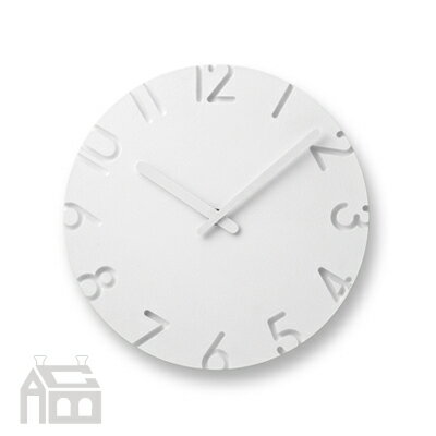 Lemnos CARVED NTL10-04 掛時計/壁掛け時計/かけ時計/北欧/ウォールクロック/壁時計/デザイン時計/インテリア時計