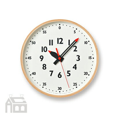 Lemnos fun pun clock S レムノス フンプンクロック YD14-08S 掛時計/掛け時計/かけ時計/壁掛け/北欧/おしゃれ/デザイン時計/インテリア時計のサムネイル
