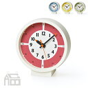 置き時計 Lemnos fun pun clock with color! for table レムノス フンプンクロックカラー YD18-05 置時計/置き時計/テーブルクロック/北欧/おしゃれ/デザイン時計/インテリア時計/掛け時計/掛時計