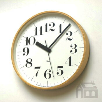 Lemnos　Riki　Clock レムノス リキ クロック RC　WR08-27 WH 電波時計 掛け時計/かけ時計