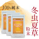 冬虫夏草 粉末 お得な3袋セット 純度100% 無添加 無著色