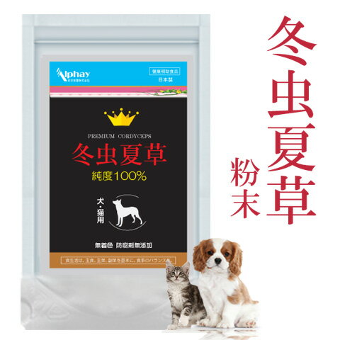 犬 猫 ペット用 冬虫夏草 30g 無添加 無農薬 トウチュウカソウ 免疫力 免疫を整えるサプリメント サプリ 粉末