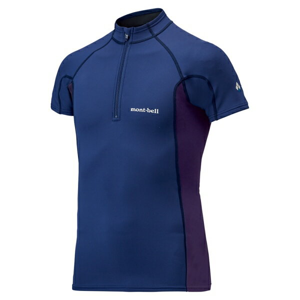 【アウトレット】 モンベル ライトネオプレン ショートスリーブ ジップシャツ(男女兼用)