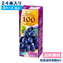 フルーツセレクション グレープ100% 200ml x 24本 ぶどうジュース 濃縮還元