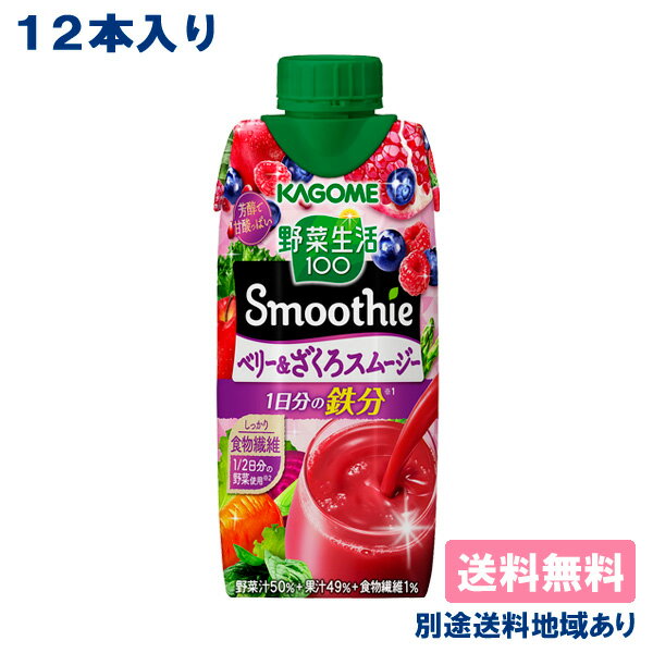 yJSz ؐ100 Smoothie x[X[W[ 330ml x 12{ yzyʓrn悠zLbvtpbN t[cW[X Gߌ S