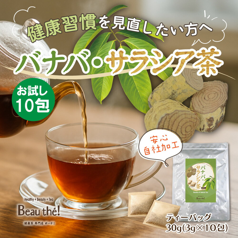 楽天市場】サラシア茶 小川生薬 サラシア茶 ティーバッグ 3g×30袋の通販