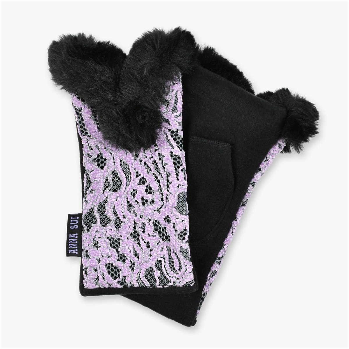 【ブラックフライデー★最大47倍】手袋 レディース ブランド 暖かい 指先が出る 指が出る 指なし スマホ対応 防寒 かわいい おしゃれ ペイズリー レース フ...