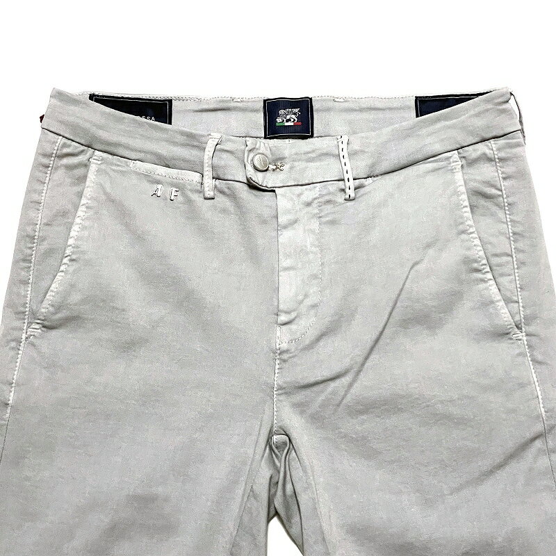 tramarossa トラマロッサ デニム / 24.7 LUIS SLIM SEA FOAM スーパーストレッチデニム ルイス スリム ライトグレー / メンズ イタリア ジーンズ デニスラ グレーデニム