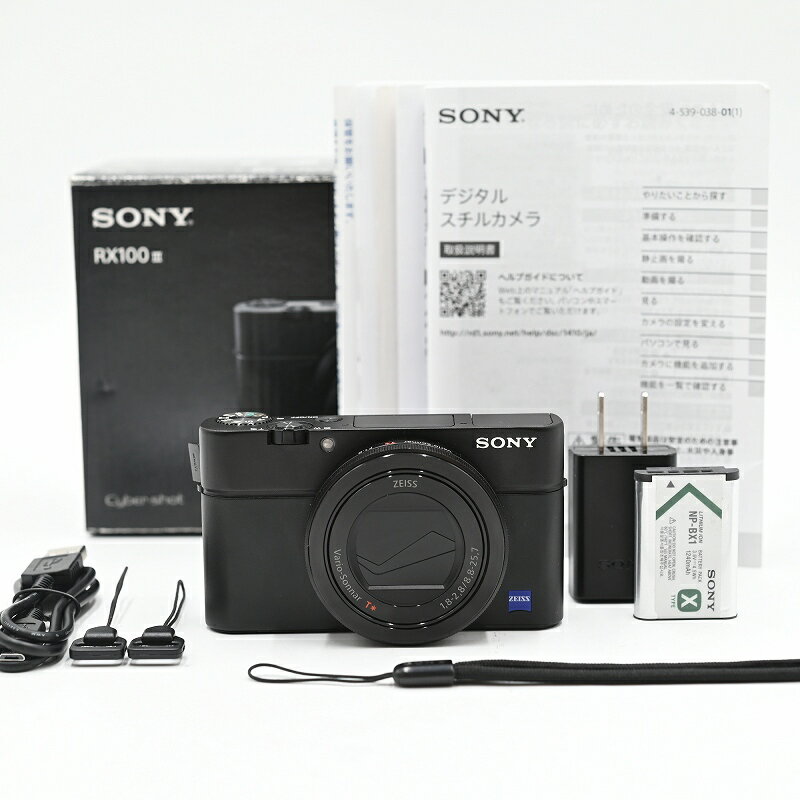 Sony ソニー Cyber-shot RX100III DSC-RX100M3 デジタルカメラ (35言語) ミラーレス一眼レフカメラ 【中古】