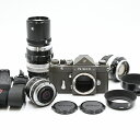 Nikon F 航空自衛隊仕様 35mm 50mm 200mm レンズセット フィルムカメラ 【中古】