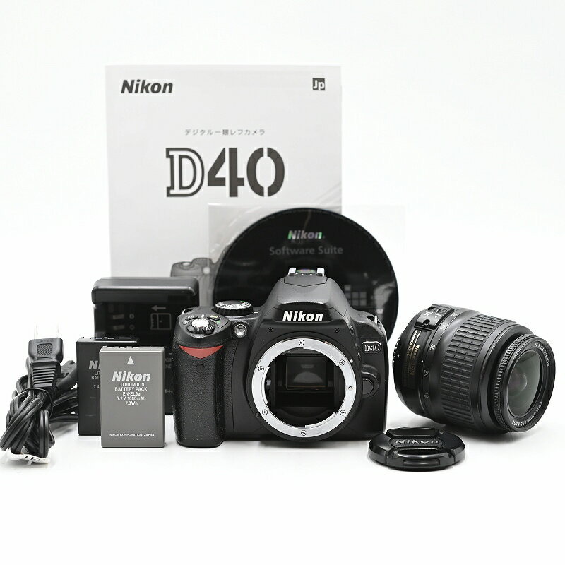 Nikon �˥��� D40 Nikkor 18-55mm f/3.5-5.6G II �ǥ��������ե���� (����åȿ�59688��) ��...