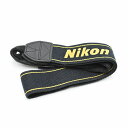 Nikon ニコン ストラップ 黒黄 アクセサリー 【中古】