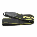 Nikon ニコン ストラップ 黒黄 アクセサリー 【中古】