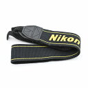 Nikon ニコン ストラップ 黒黄 アクセサリー 【中古】