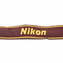 Nikon ニコン ストラップ えいじ×黄 アクセサリー 【中古】