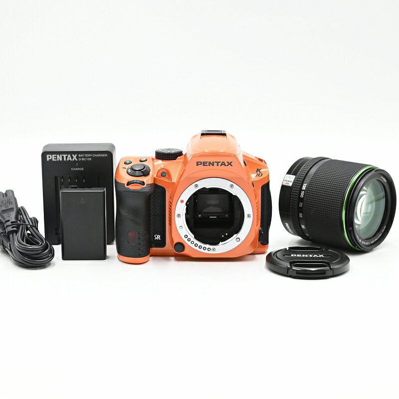 PENTAX ペンタックス K-30 DA 18-135mm オレンジ×ブラック (ショット数3381枚) デジタル一眼レフカメラ 【中古】