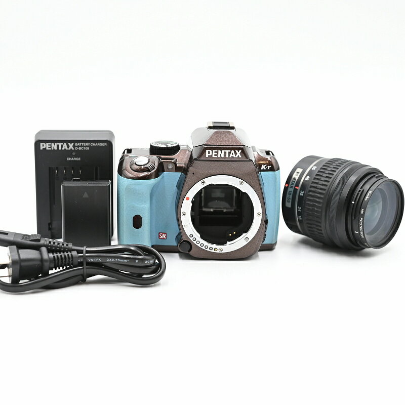 PENTAX ペンタックス デジタル一眼レフカメラ K-r 18-55mm F3.5-5.6メタルブラウン/ブルー (ショット数4984枚) デジタル一眼レフカメラ 【中古】
