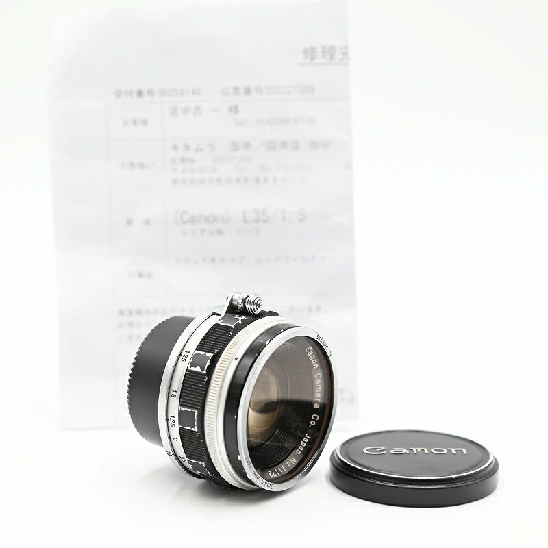 Canon 35mm F1.5 Leica Screw Mount LTM L39 MF Lens キヤノン ライカ L スクリューマウント 交換レンズ 【中古】