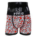★プレゼントにも最適★ TORIO/トリオ ボクサーパンツ パンツ メンズ コント 芸人 下着 yes/no吹き出し 総柄 オシャレ かわいい プチギフト 誕生...