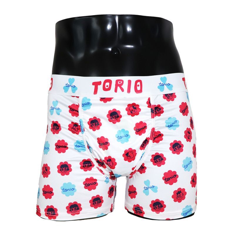 トリオ パンツ メンズ ★プレゼントにも最適★ TORIO/トリオ ボクサーパンツ パンツ メンズ コント 芸人 下着 ラムちゃんペロちゃん 総柄 オシャレ かわいい プチギフト 誕生日プレゼント ツルツル 彼氏 父 旦那 ギフト 送料無料 記念日 2301003