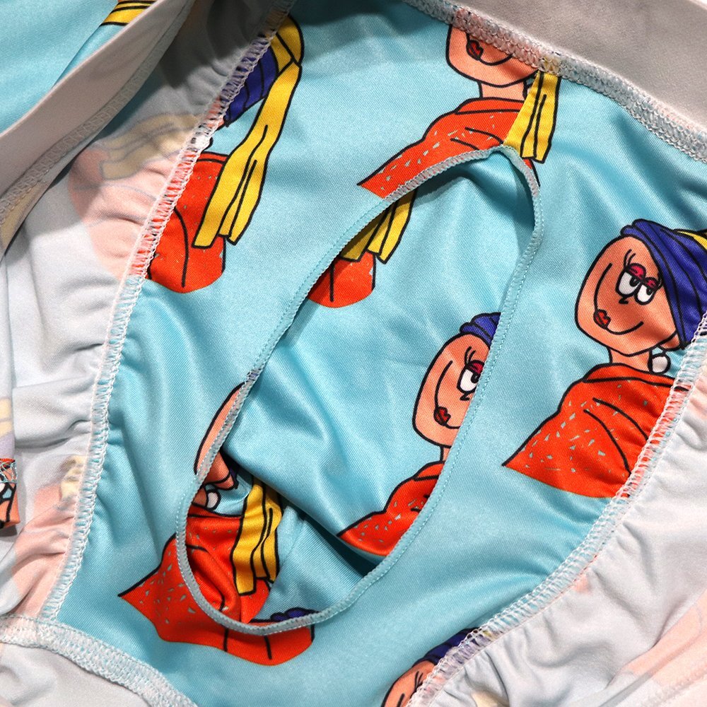 ★プレゼントにも最適★ TORIO/トリオ ボクサーパンツ パンツ メンズ コント 芸人 下着 振り返り美人 総柄 オシャレ かわいい プチギフト 誕生日プレゼント ツルツル 彼氏 父 旦那 ギフト 送料無料 記念日 2401011