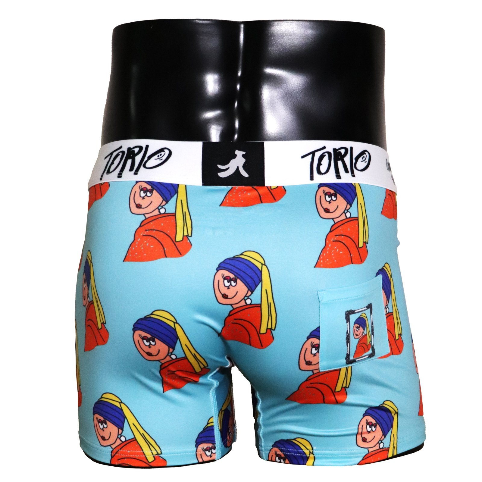 ★プレゼントにも最適★ TORIO/トリオ ボクサーパンツ パンツ メンズ コント 芸人 下着 振り返り美人 総柄 オシャレ かわいい プチギフト 誕生日プレゼント ツルツル 彼氏 父 旦那 ギフト 送料無料 記念日 2401011