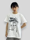 WORLD STANDARD Tシャツ ブランド メンズ レディース W.S ワールドスタンダード クルーネックプリントTシャツ モード MODE グラフィック モノトーン シルクスクリーン WSHT-003