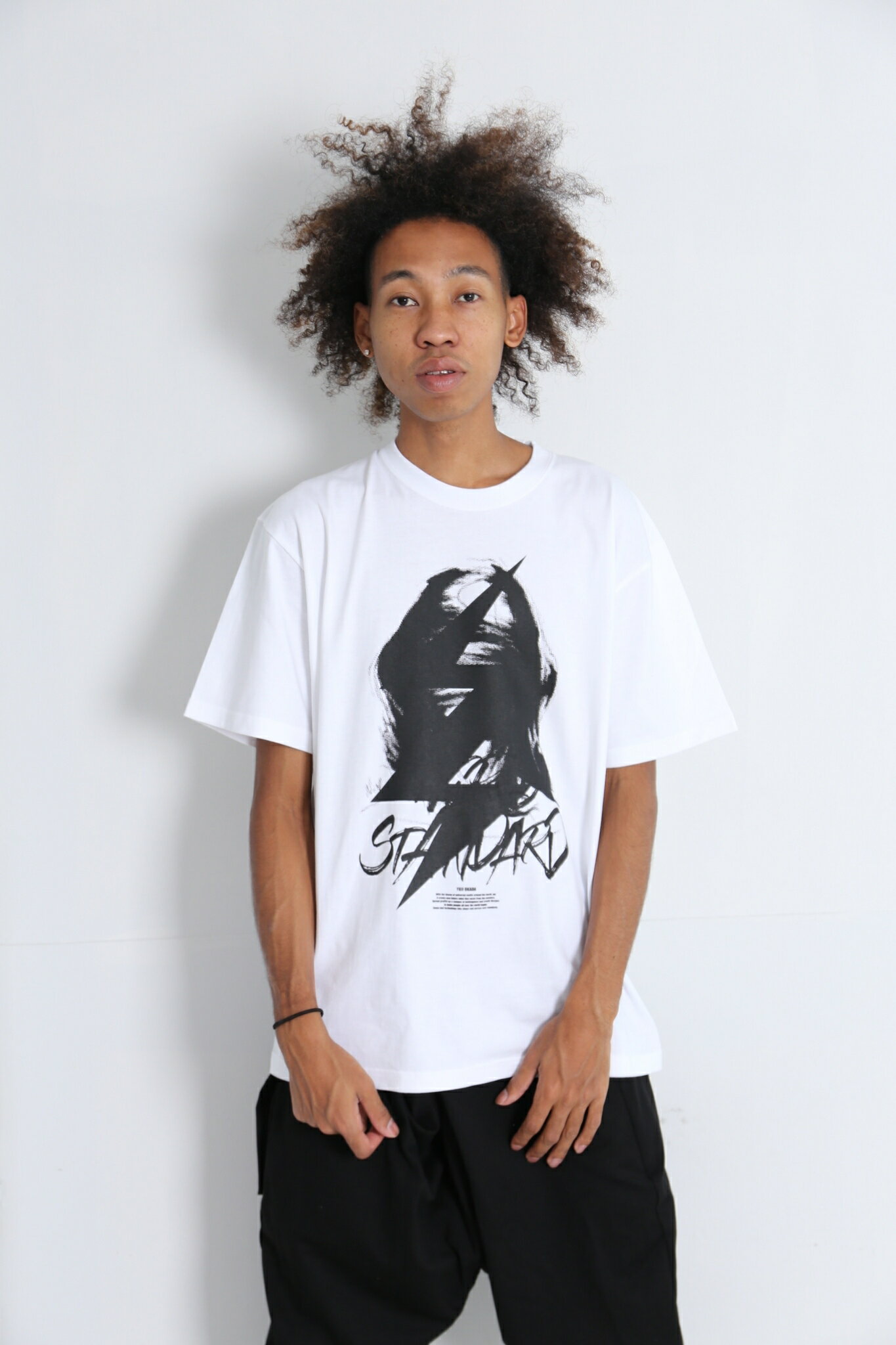 Rakuten - WORLD STANDARD Tシャツ ブランド メンズ レディース W.S ワールドスタンダード クルーネックプリントTシャツ モード MODE グラフィック モノトーン シルクスクリーン WSHT-005
