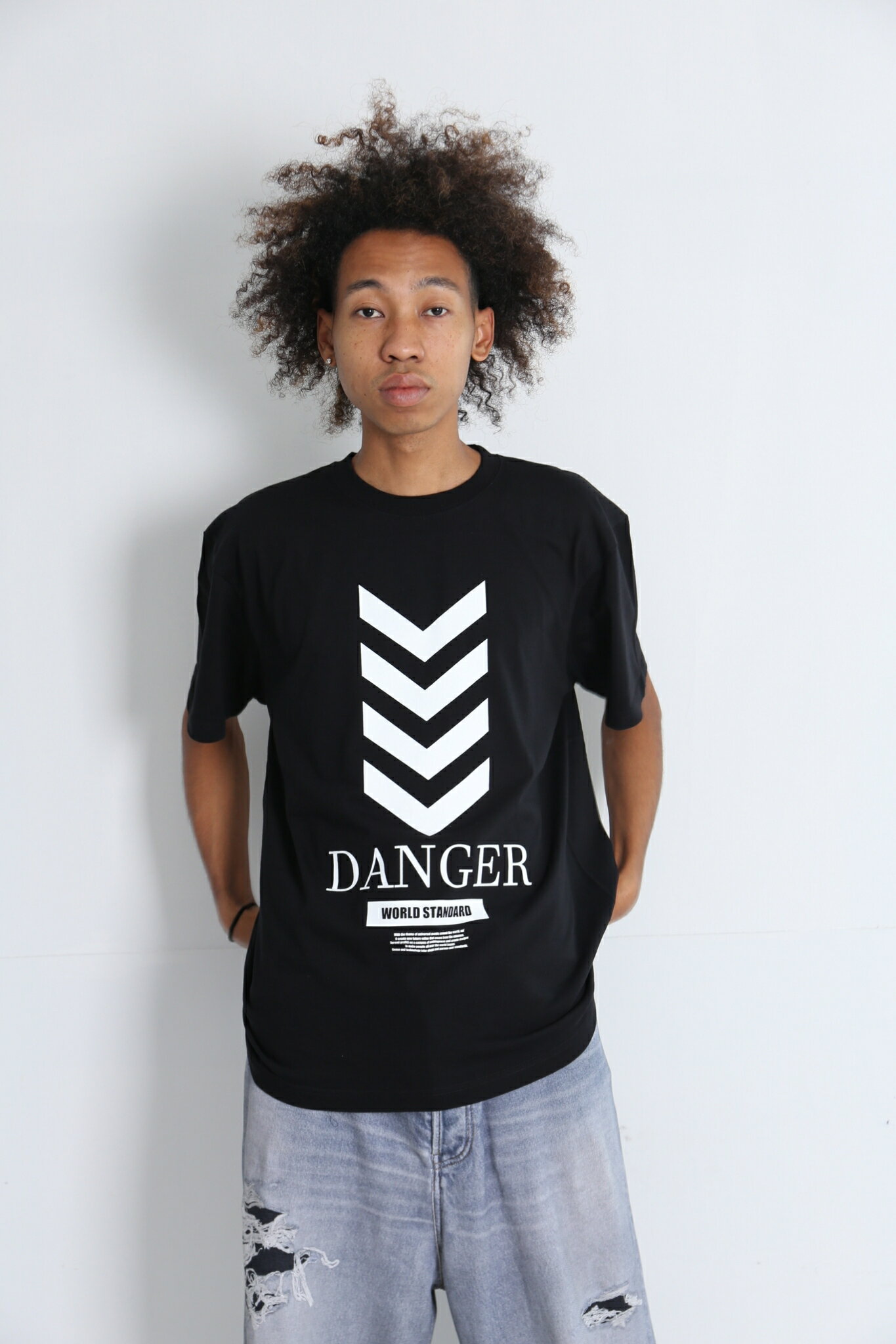 WORLD STANDARD Tシャツ ブランド メンズ レディース W.S ワールドスタンダード クルーネックプリントTシャツ モード MODE グラフィック モノトーン シルクスクリーン WSHT-041