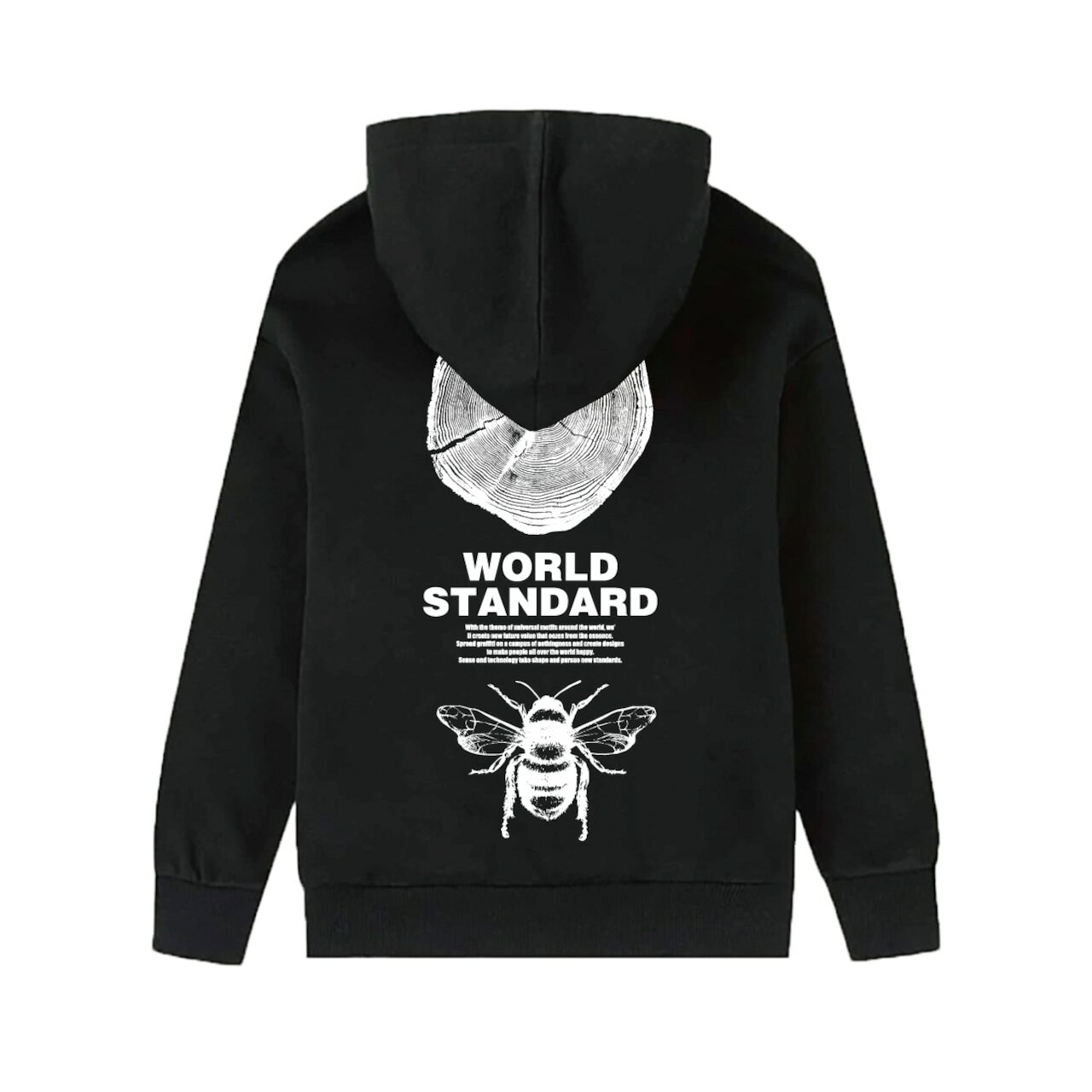 Rakuten - WORLD STANDARD パーカー ブランド メンズ レディース W.S ワールドスタンダード パーカー モード MODE グラフィック モノトーン シルクスクリーン WSPA-0050