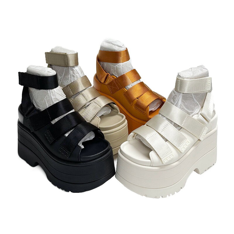 【2025春夏物モデル】☆6/12入荷☆ UGG アグ 1167431 GOLDENRISE ゴールデンライズ サンダル バックストラップ スリングバック ラップサンダル 厚底 3WAY☆選べる4カラー☆レディースのサムネイル