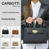 CARBOTTI ܥåƥPV243V2ELENA ϥɥ NERO/TAN/BEIGE/TAUPE饷åϥɥХåȥåդ