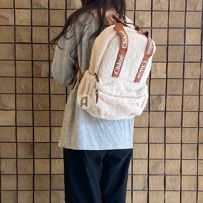 クロエ Chloe リュックサック バックパック バッグ コーデュロイ  