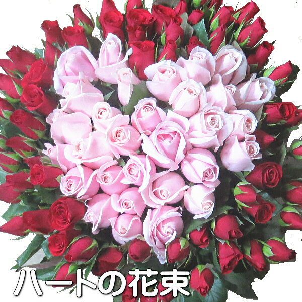 100本 ハートバラ 100本 花束 プロポーズ 108本可 花ギフト バラ 赤薔薇 赤バラ バラの花束 薔薇の花束 ローズ レッド 花束 ブーケ お誕生日 プレゼント 贈り物 記念日 結婚記念日 サプライズ 祝い花 お祝い 御祝い フラワーギフト 花ギフト おしゃれ かわいい redrose