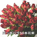 北海道・沖縄・離島・送料無料！赤バラ花束 50本赤薔薇 即日発送　redrose