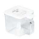サナダ精工 スマートポット360 スプーン付 ホワイト D5085 キッチン用品 料理 調味料入れ 調味料 塩 砂糖 日本製(3)