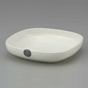 フォリオ ディッシュ スクエア 17cm ホワイト イノマタ化学