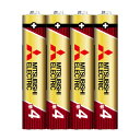 三菱電機 アルカリ乾電池 単4形 シュリンクパック 4本入 LR03GR/4S アルカリ アルカリ電池 電池 乾電池 単4 単四