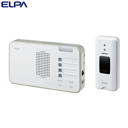 『売切れ御免』 ELPA ワイヤレスチャイム ランプ付き受信器 押ボタンセット (受信器・送信器) EWS-S5230『送料無料（一部地域除く）』