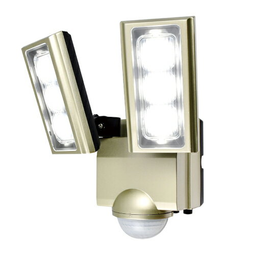 【取寄品】ELPA LEDセンサーライト 2灯 コンセント式 (AC電源) 屋外用 ESL-ST1202A...