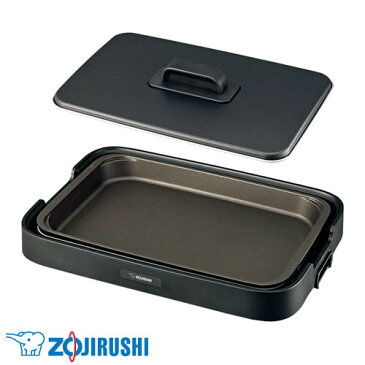 【取寄品】象印マホービン ホットプレート やきやき 1枚プレート 深型 ブラック EA-KA10-BA【送料無料(一部地域除く)】