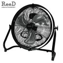 扇風機 ReeD フロアファン 50cm ブラック RD-YF501GBK フロアーファン ファン コンパクト パワフル『代引不可』『送料無料(一部地域除く)』