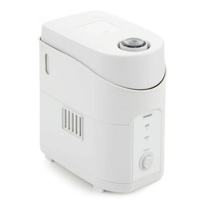ツインバード スチーム式 パーソナル加湿器 ホワイト SK-E961W 加湿器 加湿機 卓上 コンパクト シンプル アロマオイル『送料無料(一部地域除く)』