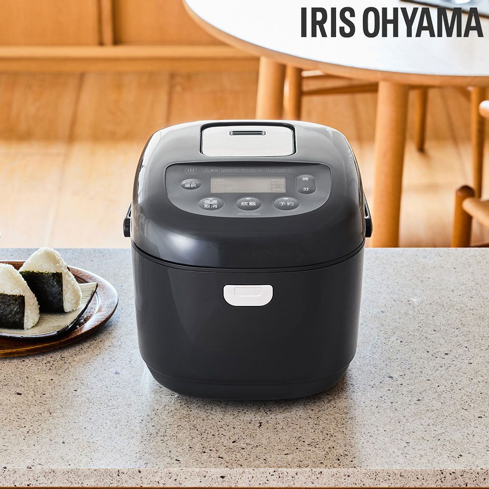 アイリスオーヤマ IHジャー炊飯器 1升 10合 ブラック RC-IKB10-B IH炊飯器 炊き分け 極厚火釜 玄米 雑穀米 早炊き 保温 タイマー『代引不可』『送料無料（一部地域除く）』