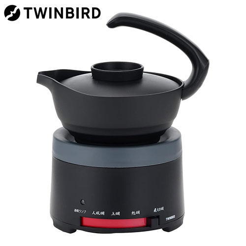酒燗器 日本酒 熱燗 一合半 ブラック TW-D418B ツインバード『送料無料（一部地域除く）』