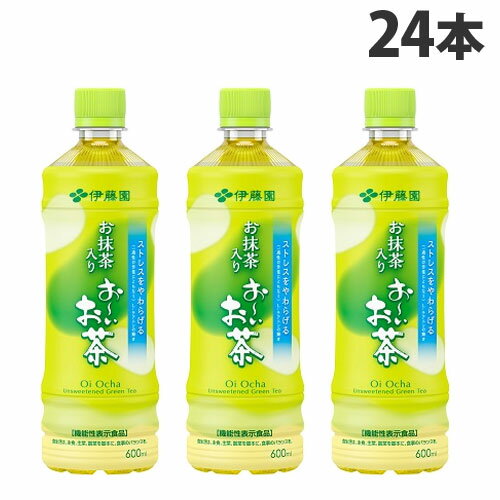 『賞味期限：24.06.30』伊藤園 抹茶入りお～いお茶 600ml×24本『送料無料（一部地域除く ...